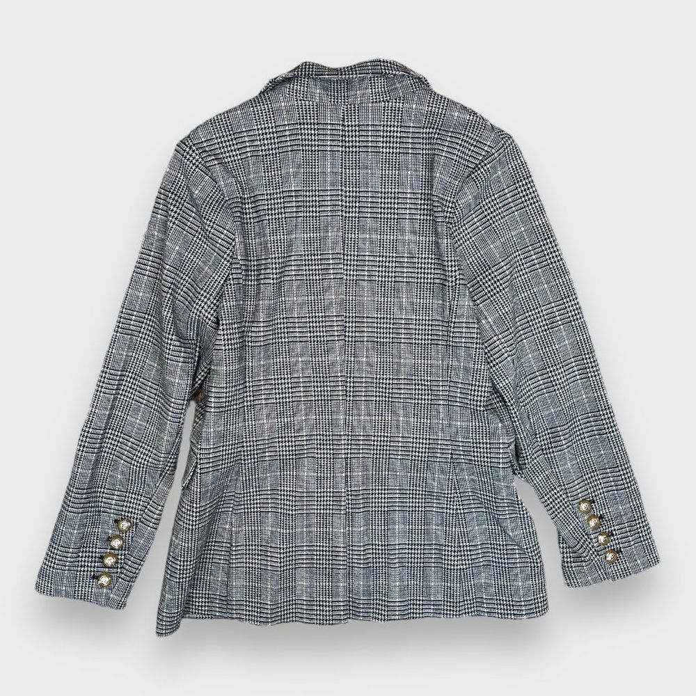 NWT Heartloom Women's Edie Plaid Houndstooth Blazer Coat Jacket Size Medium - Picture 5 of 12